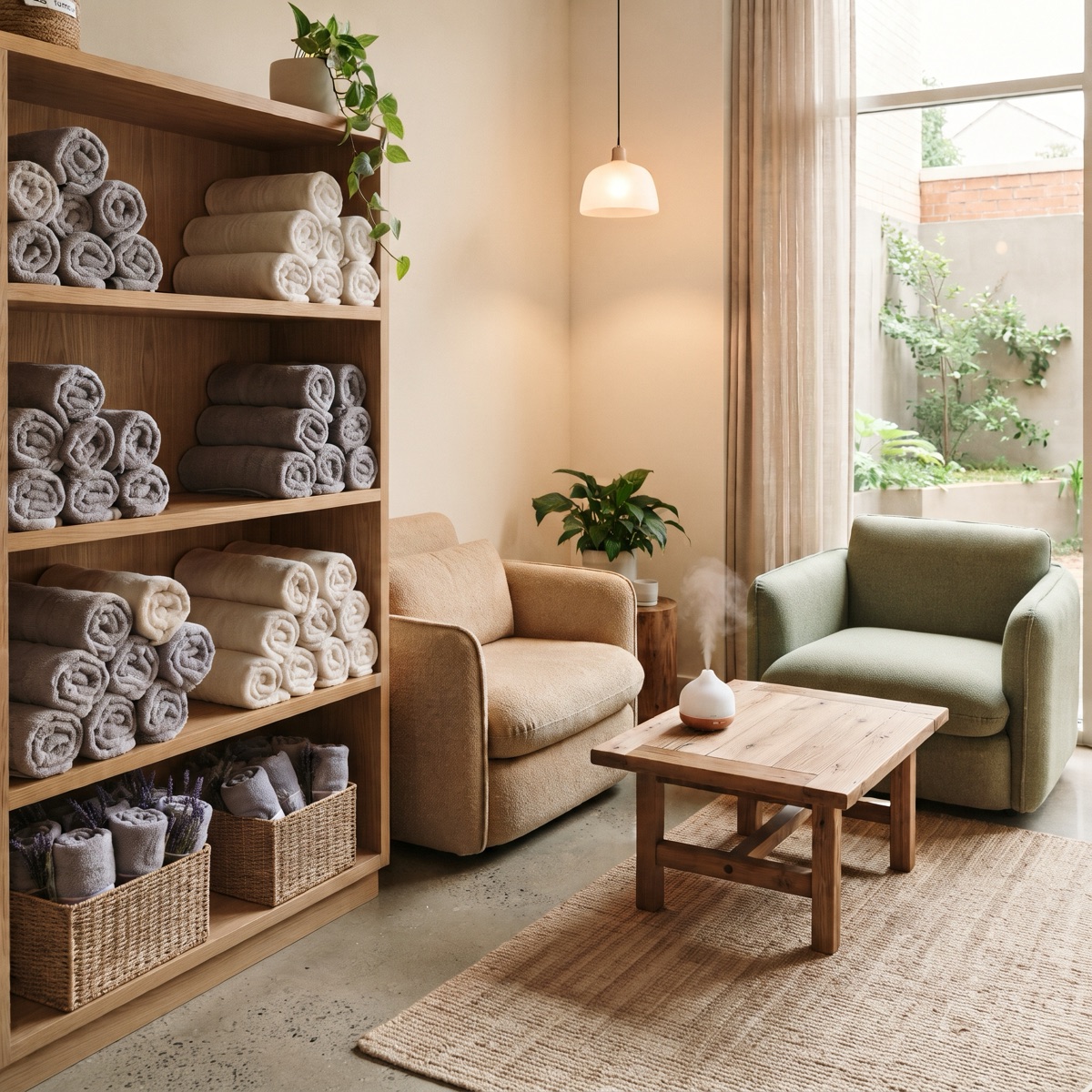 Sensory Lounge & Towels